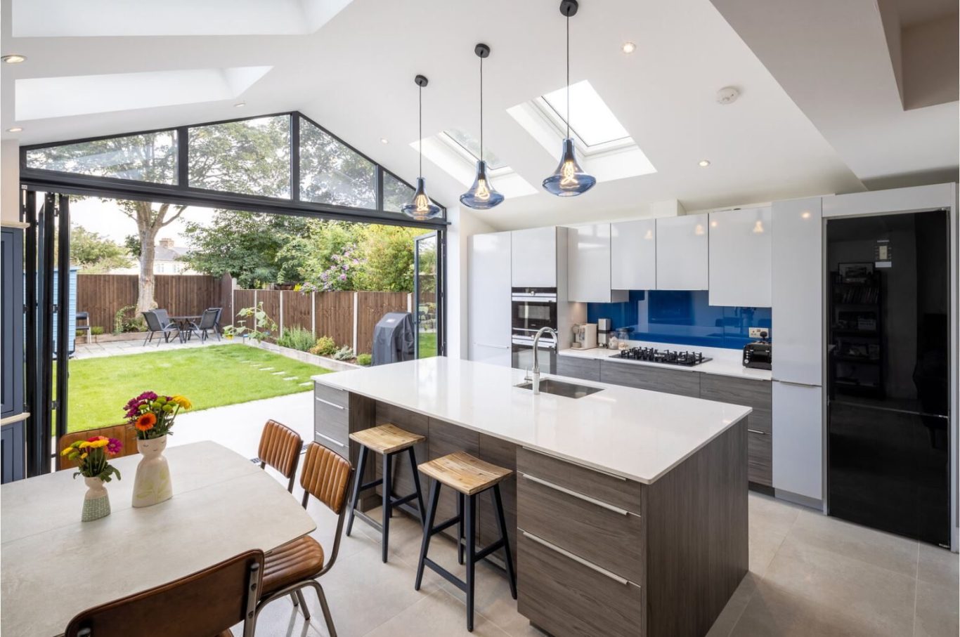 Pitch Roof Kitchen Extension Staines